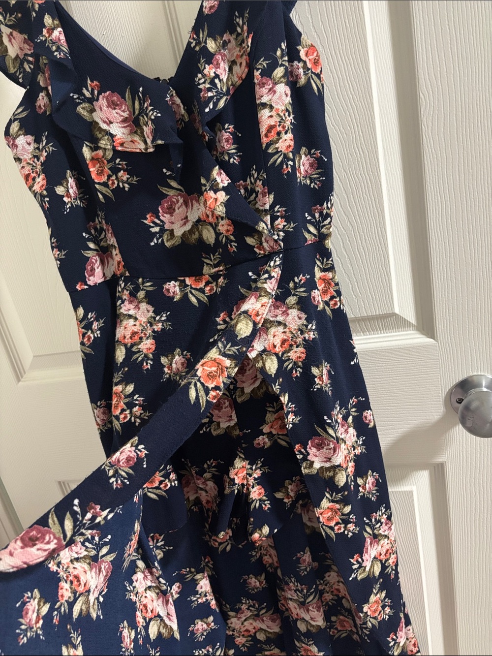 High-Low Floral Romper - Picture 4 of 6